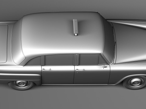 Checker Cab A8 Marathon 1956-1982 3D 모델