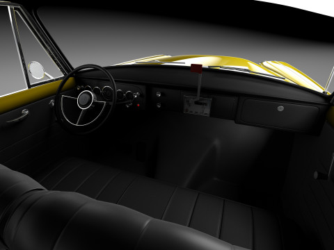 Checker Cab A8 Marathon 1956-1982 3D 모델