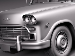 Checker Cab A8 Marathon 1956-1982 3D Model