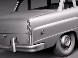 Checker Cab A8 Marathon 1956-1982 3D Model