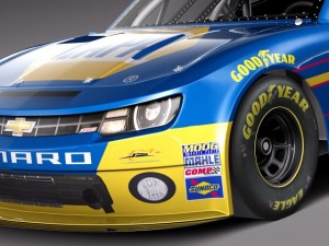 Chevrolet Camaro Nascar Napa 2014 3D Модель