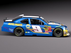 Chevrolet Camaro Nascar Napa 2014 3D Модель