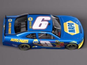Chevrolet Camaro Nascar Napa 2014 3D Модель