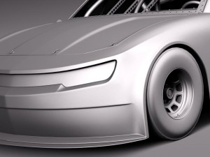 Chevrolet Camaro Nascar Napa 2014 3D Модель