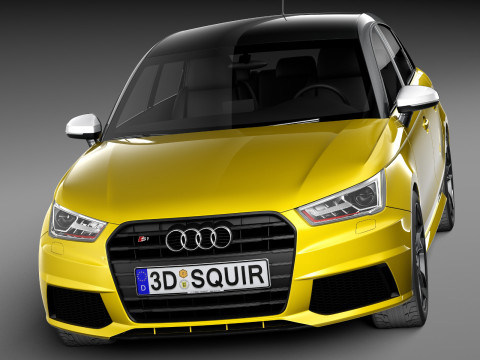 Audi S1 Sportback 2014 3D Model