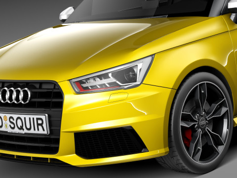 Audi S1 Sportback 2014 3D Model