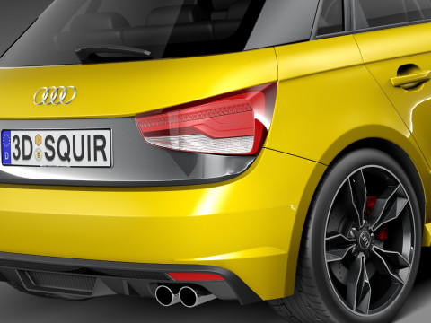 Audi S1 Sportback 2014 3D Model