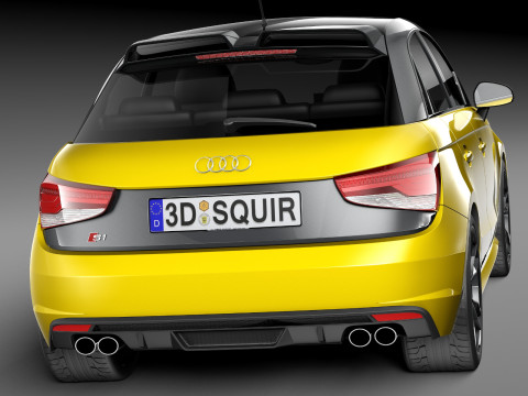 Audi S1 Sportback 2014 3D Model