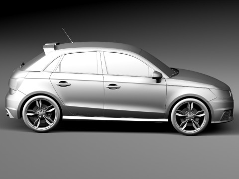Audi S1 Sportback 2014 3D Model