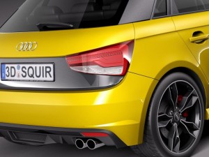 Audi S1 Sportback 2014 3D Модель