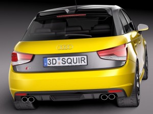 Audi S1 Sportback 2014 3D Модель