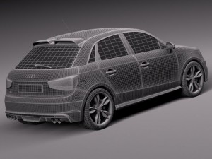Audi S1 Sportback 2014 3D Модель