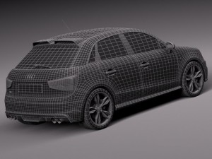 Audi S1 Sportback 2014 3D Модель