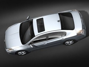 Nissan Altima 2009 Modello 3D