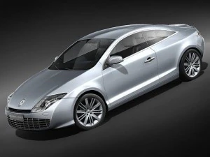 Renault Laguna Coup&eacute; 2009 3D Modell