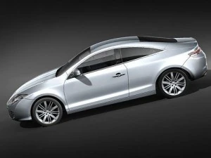 Renault Laguna Coupe 2009 3D Model