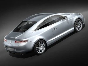 Renault Laguna Coupe 2009 3D Model