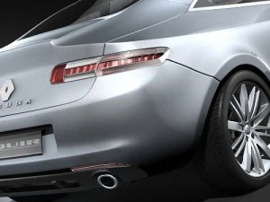 Renault Laguna Coupe 2009 3D Model