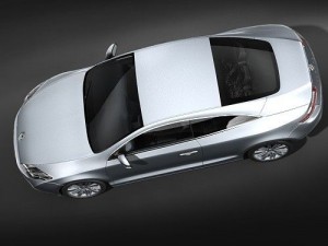 Renault Laguna Coupe 2009 Model 3D