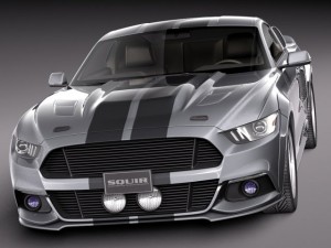 Mustang Eleanor 2015 Model 3D