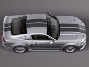 Mustang Eleanor 2015 Model 3D
