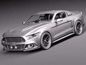 Mustang Eleanor 2015 Model 3D