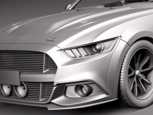 Mustang Eleanor 2015 Model 3D