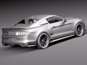 Mustang Eleanor 2015 Model 3D