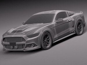 Mustang Eleanor 2015 Model 3D