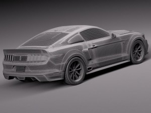 Mustang Eleanor 2015 Model 3D