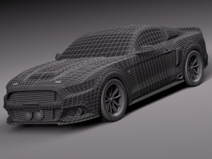 Mustang Eleanor 2015 Model 3D