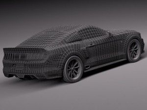 Mustang Eleanor 2015 Model 3D