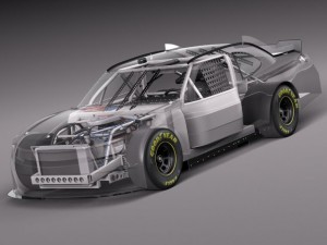 Chevrolet SS Nascar 2014 Cheerios Modèle 3D
