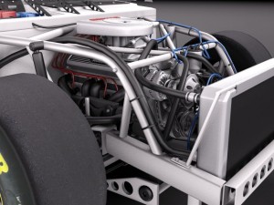 Chevrolet SS Nascar 2014 Cheerios Modèle 3D