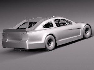 Chevrolet SS Nascar 2014 Cheerios Modèle 3D