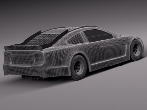 Chevrolet SS Nascar 2014 Cheerios Modèle 3D