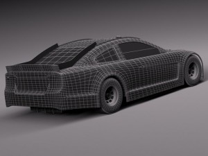 Chevrolet SS Nascar 2014 Cheerios Modèle 3D
