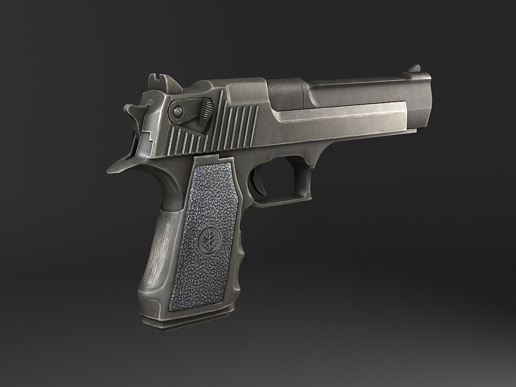 desert eagle pistol 3D Models in Pistol 3DExport