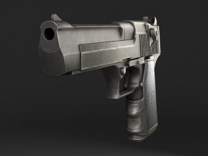 Desert Eagle Pistol 3D Модель