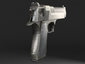Desert Eagle Pistol 3D Модель