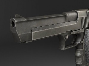 Desert Eagle Pistol 3D Модель