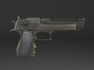 Desert Eagle Pistol 3D Модель