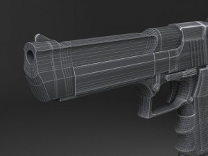 Desert Eagle Pistol 3D Модель