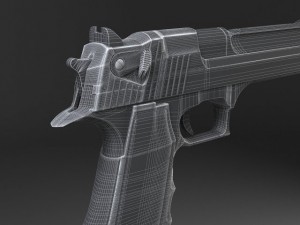 Desert Eagle Pistol 3D Модель