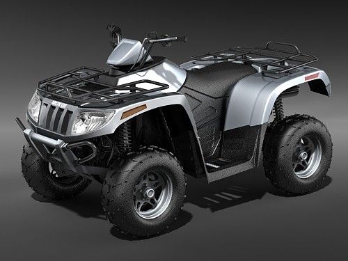 Atv quad ac700 Model 3D .c4d .max .obj .3ds .fbx .stl .blend 