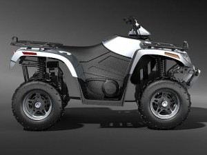 Atv quad ac700 Model 3D