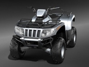Atv quad ac700 Model 3D