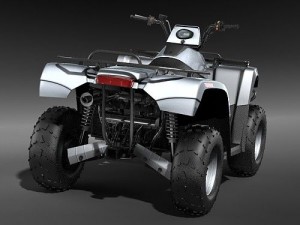 Atv quad ac700 Model 3D
