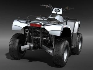 Atv quad ac700 3D Model