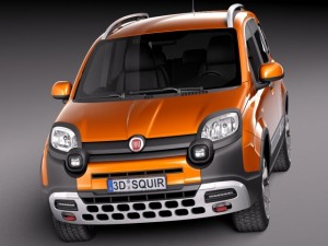 Fiat Panda Cross Country 2014 3Dモデル